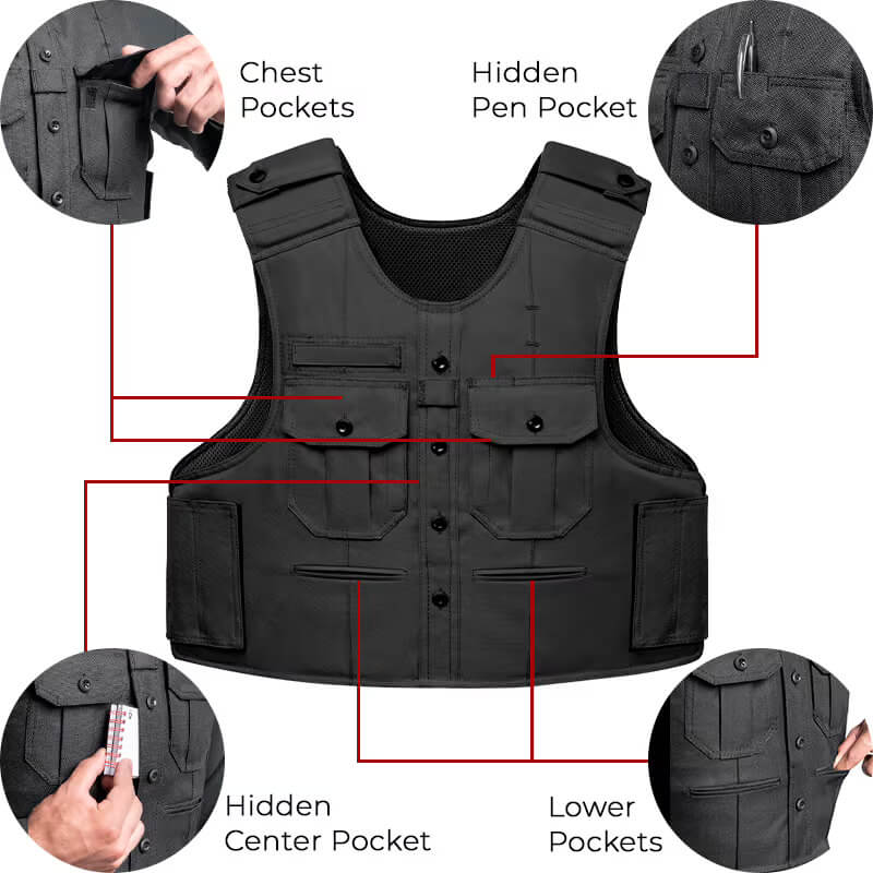 Uniform Shirt Carrier Pockets Uniform Shirt Carrier Pockets