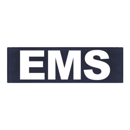 Safe Life Defense First Response Modified Front Patch EMS White in Navy Blue