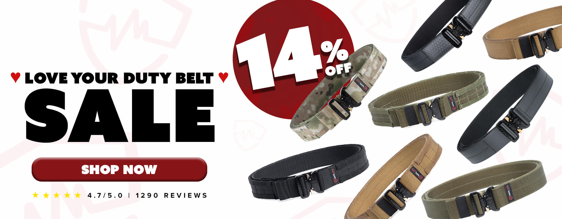 Valentine's Day Belt Sale Valentine's Day Belt Sale